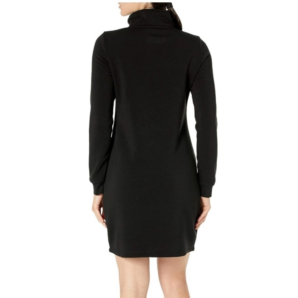 Marc New York Black Long Sleeve Quarter Zip Sweatshirt Dress Size S Andrew Marc - Picture 2 of 8